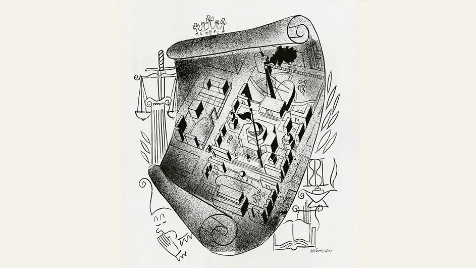 See ‘Drawn by a Columbian’ at the Rare Book & Manuscript Library